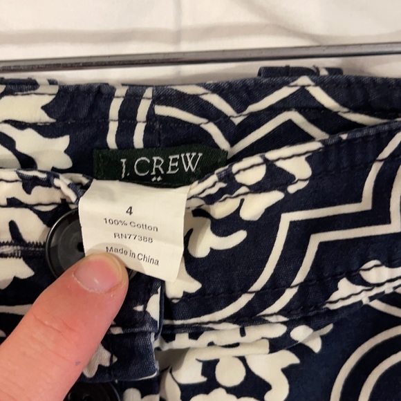 J.Crew Navy blue button down mini skirt size 4 - Picture 5 of 5